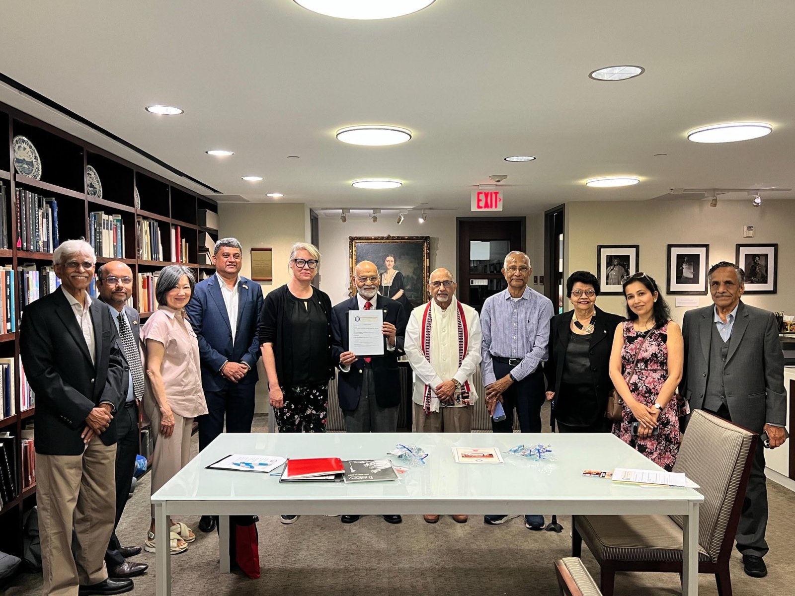 The Consulate General of India in Houston participated in the special event on June 1, 2026 marking the signing of the Memorandum of Understanding (MoU) between the Foundation for India Studies (FIS) and Rice University.