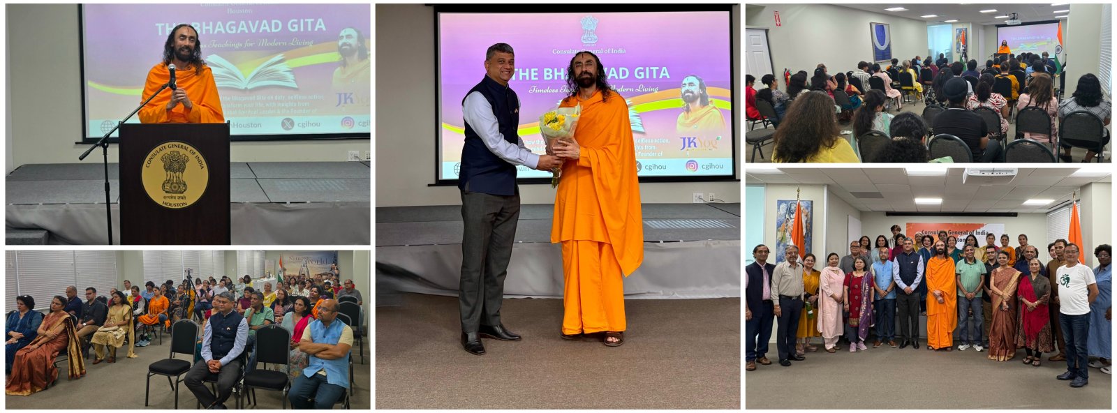 The Consulate was privileged to host a meaningful session with Swami Mukundananda, a global spiritual leader and founder of the JKYog