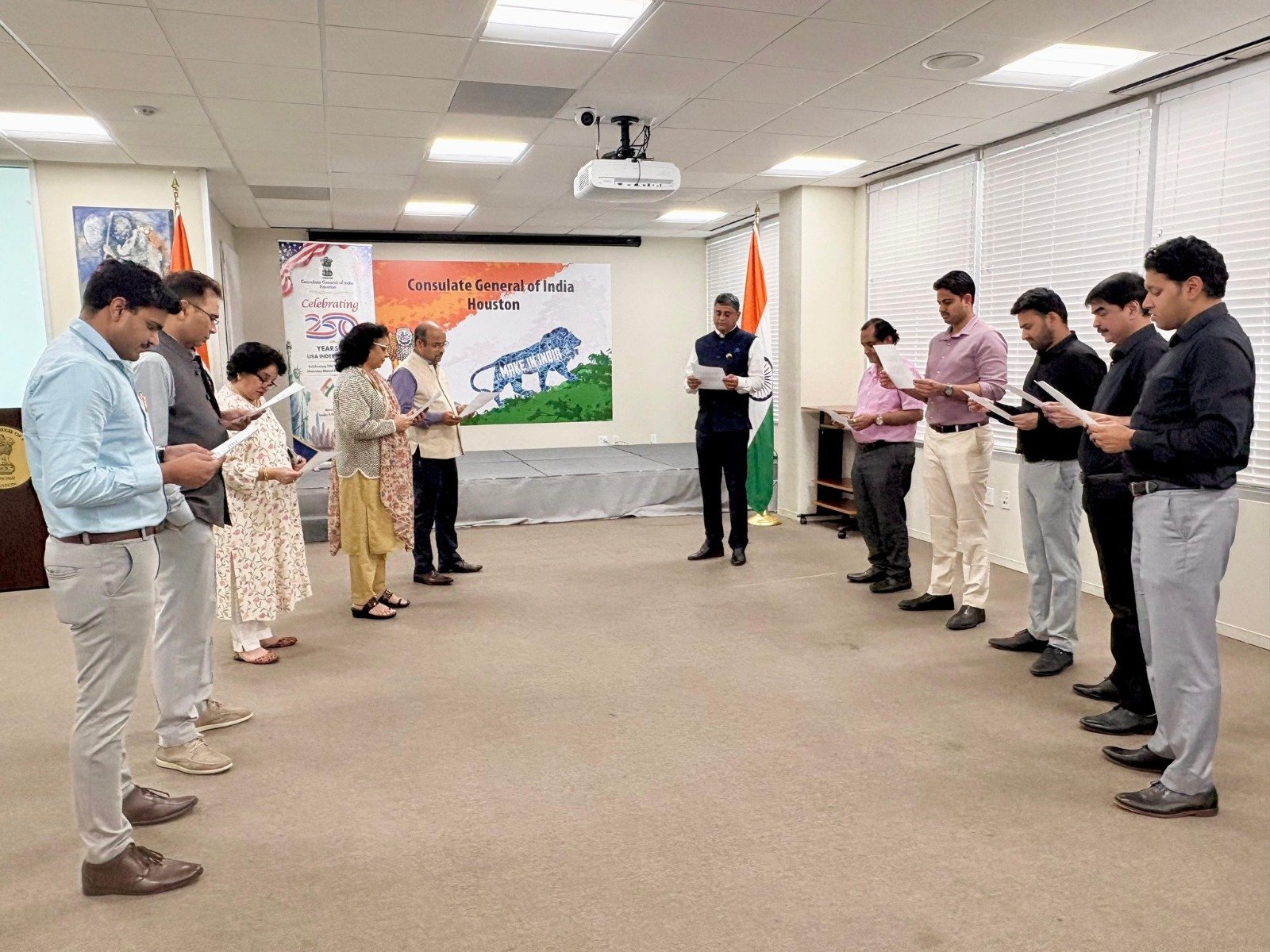 To commemorate the #WorldNoTobaccoDay, Consulate Team undertook the anti-tobacco pledge.