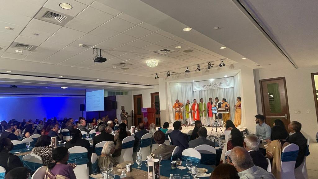 Consul General joined Congressman Al Green, dignitaries & members of the Indian American community at an  event organized by the Eternal Gandhi Museum, Houston on July 16,2022.