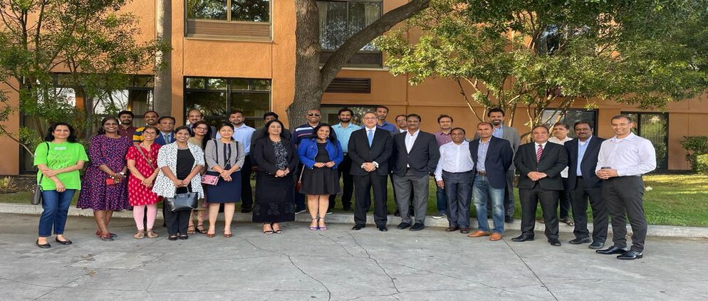  Consul General interacted with the representatives of  various Indian-American community  organizations of San Antonio on April 22,2022
