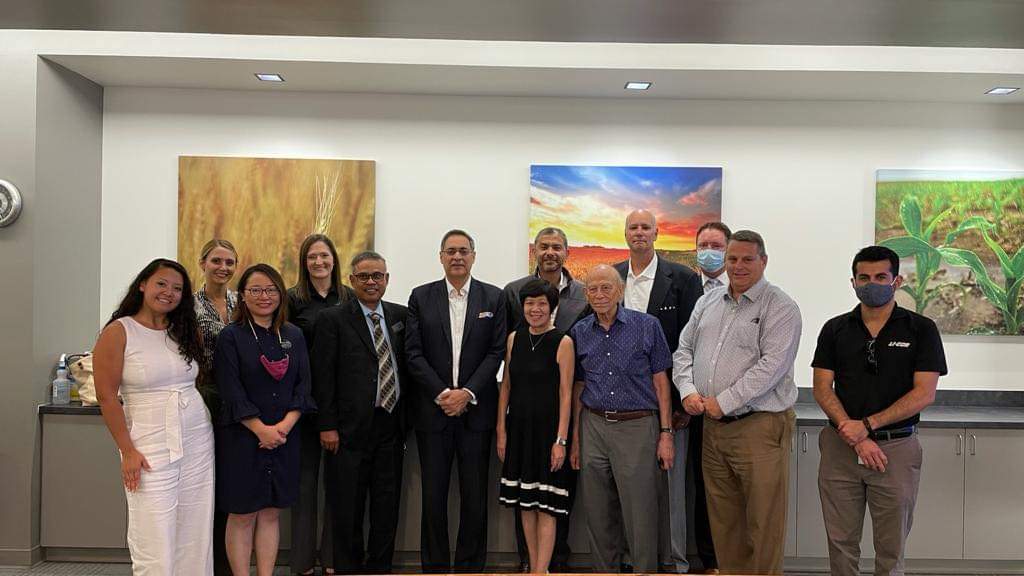 Consul General attended roundtable with companies organized by the Department Economic Development, Nebraska on August 25, 2021