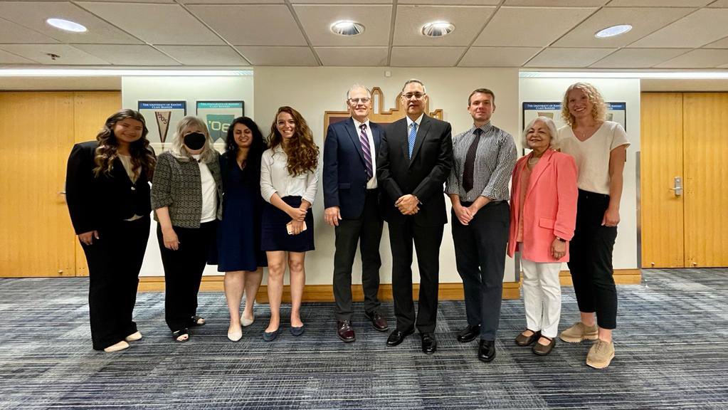 Consul General interacted with Dr. Joe Potts, Vice Provost, Dr. Melissa Birch, Director, International & Global Engagement & members of faculty of University of Kansas on August 2,2022