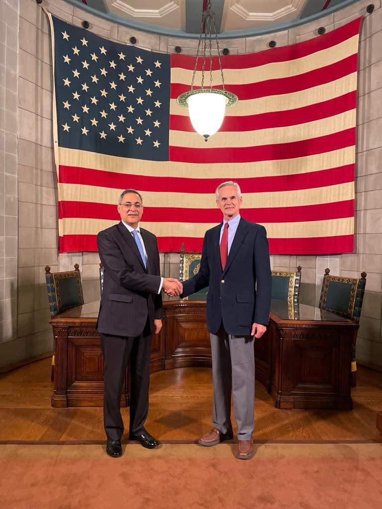 Consul General met  Lt. Governor of Nebraska, Mr. Mike Foley on August 29,2022