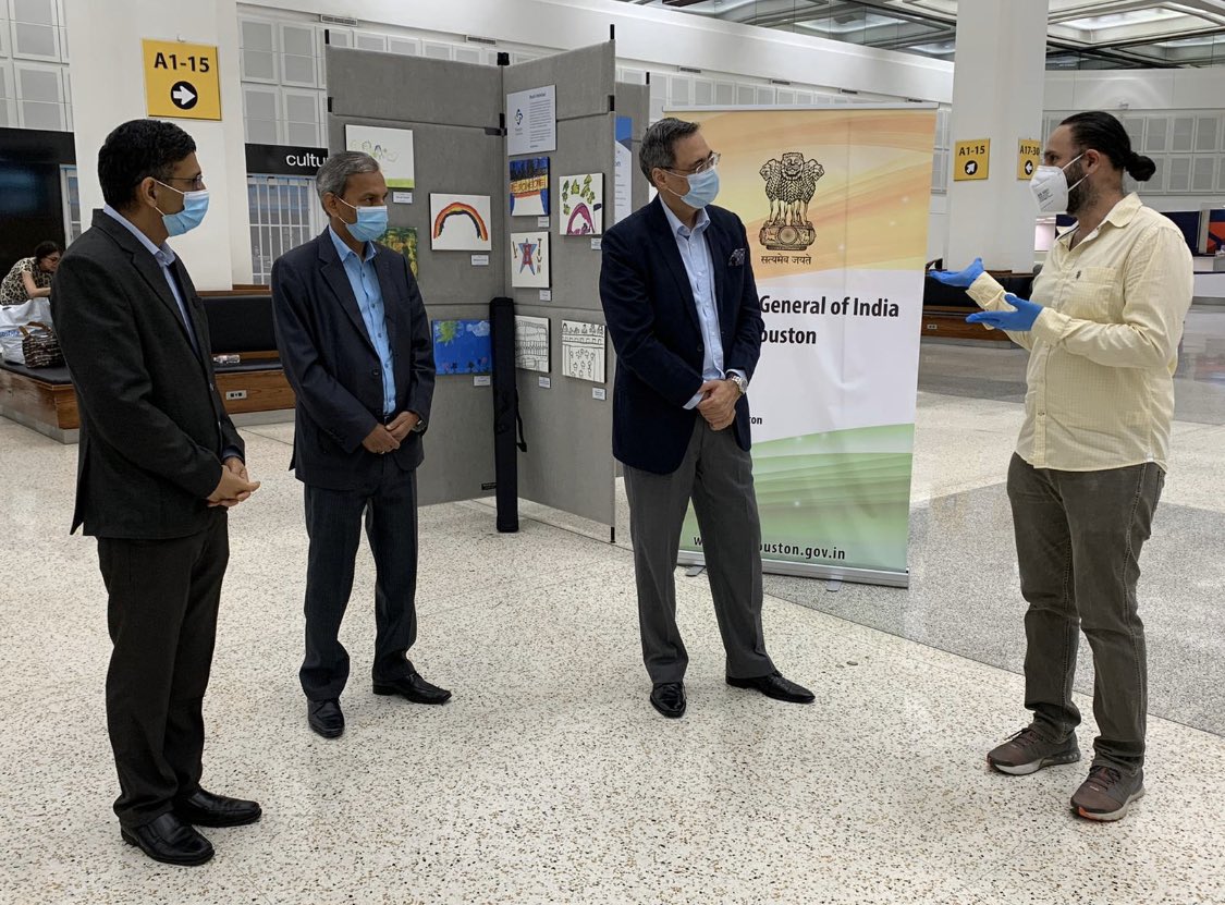 Vande Bharat Mission -Consul General Interacted with passengers from Houston